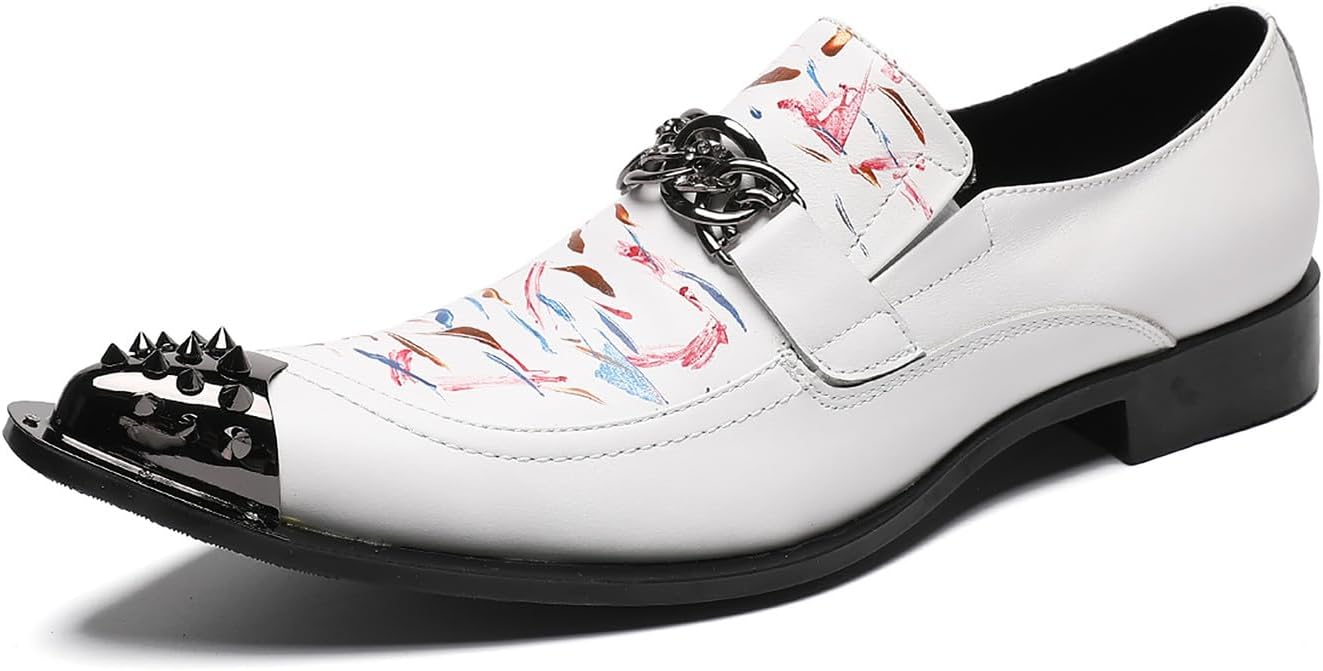 Мужские сандимонские лоферы белые, вечерние, с металлическим носком, пенни-лоферы, кожаные, свадебные, повседневные, официальные, западного стиля, для вечеринок и бальных танцев, мокасины без застежки, под смокинг, летние туфли Santimon
Мужские сандимонские лоферы белые, вечерние, с металлическим носком, пенни-лоферы, кожаные, свадебные, повседневные, официальные, западного стиля, для вечеринок и бальных танцев, мокасины без застежки, под смокинг, летние туфли Santimon