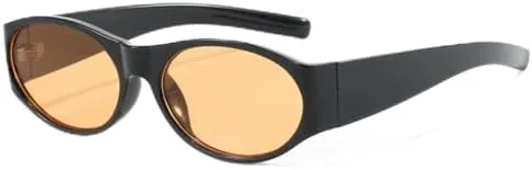 Модные простые овальные солнцезащитные очки для женщин. Универсальный стиль, повседневные солнцезащитные очки с защитой от УФ-излучения MTZJH, Black Orange
Модные простые овальные солнцезащитные очки для женщин. Универсальный стиль, повседневные солнцезащитные очки с защитой от УФ-излучения MTZJH, Black Orange