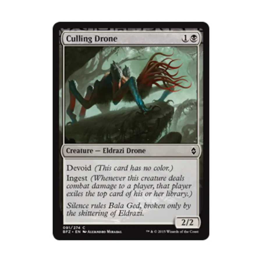 CCG Отбраковывающий дрон (клавиша C), MTG - Battle for Zendikar
CCG Отбраковывающий дрон (клавиша C), MTG - Battle for Zendikar