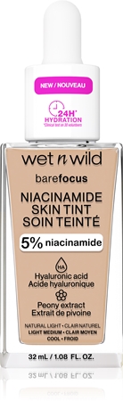 Легкая увлажняющая основа Wet n Wild Bare Focus Niacinamide Skin Tint, Natural Light (Cool) 32 ml
Легкая увлажняющая основа Wet n Wild Bare Focus Niacinamide Skin Tint, Natural Light (Cool) 32 ml