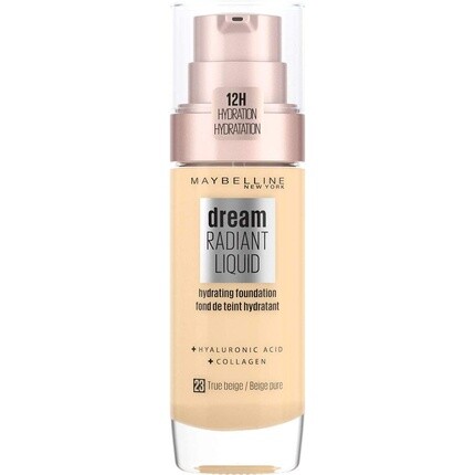 Maybelline Dream Radiant Liquid Hydrating Foundation с гиалуроновой кислотой и коллагеном 23 True Beige Maybelline New York
Maybelline Dream Radiant Liquid Hydrating Foundation с гиалуроновой кислотой и коллагеном 23 True Beige Maybelline New York