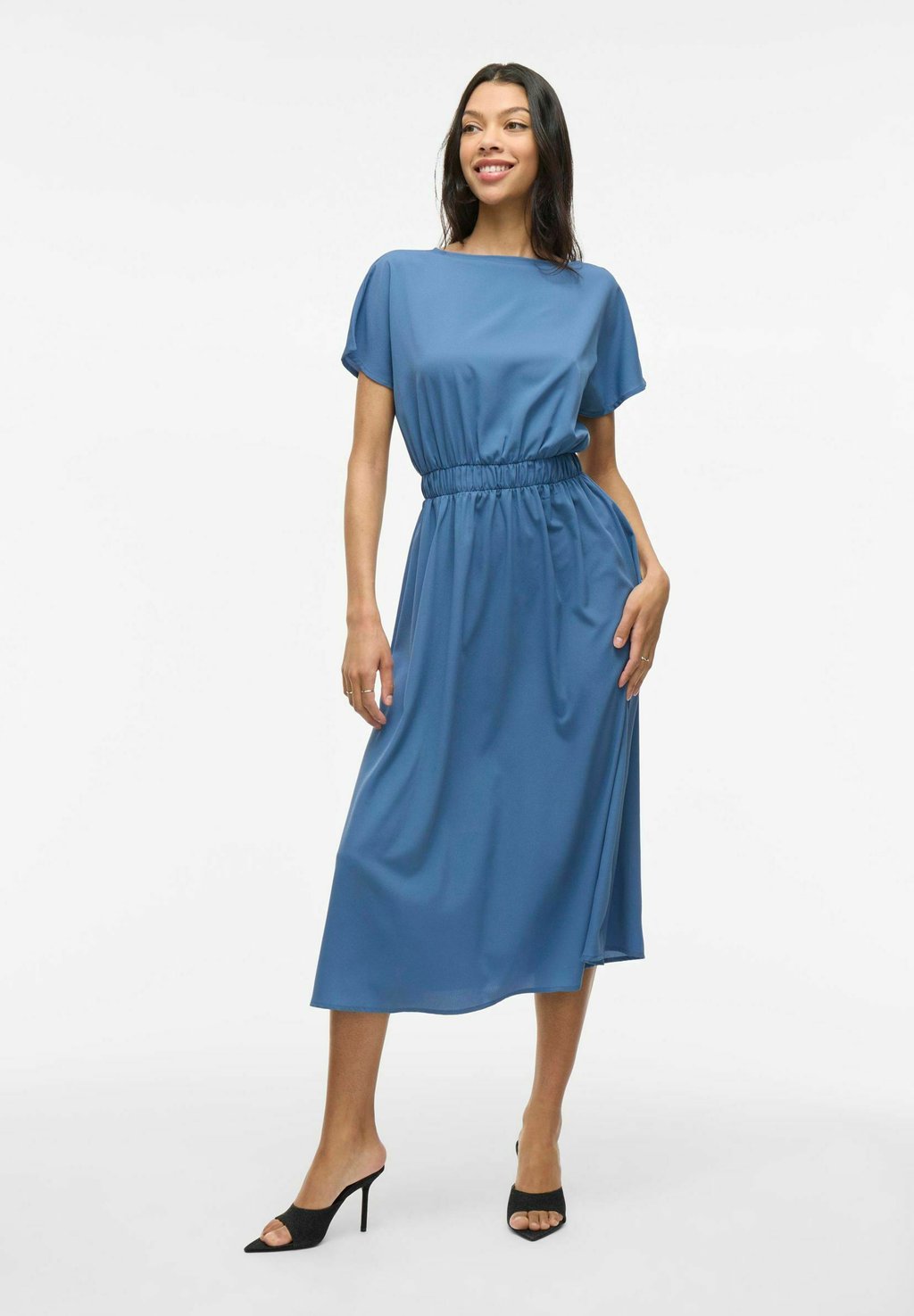 Повседневное платье MIDI KURZARM VILA, темно-синий 
Повседневное платье MIDI KURZARM VILA, темно-синий