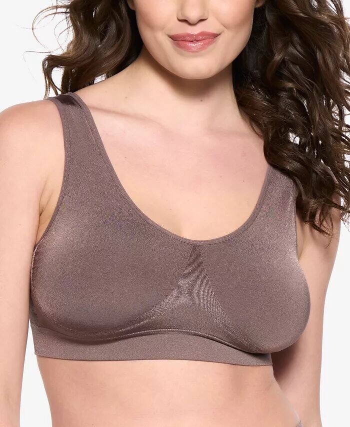 Женский гладкий бесшовный бюстгальтер без косточек для тела Paramour, коричневый
Женский гладкий бесшовный бюстгальтер без косточек для тела Paramour, коричневый