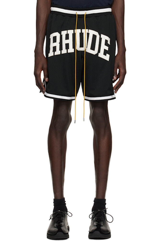Черные баскетбольные шорты «Rhude» для колледжа
Черные баскетбольные шорты «Rhude» для колледжа