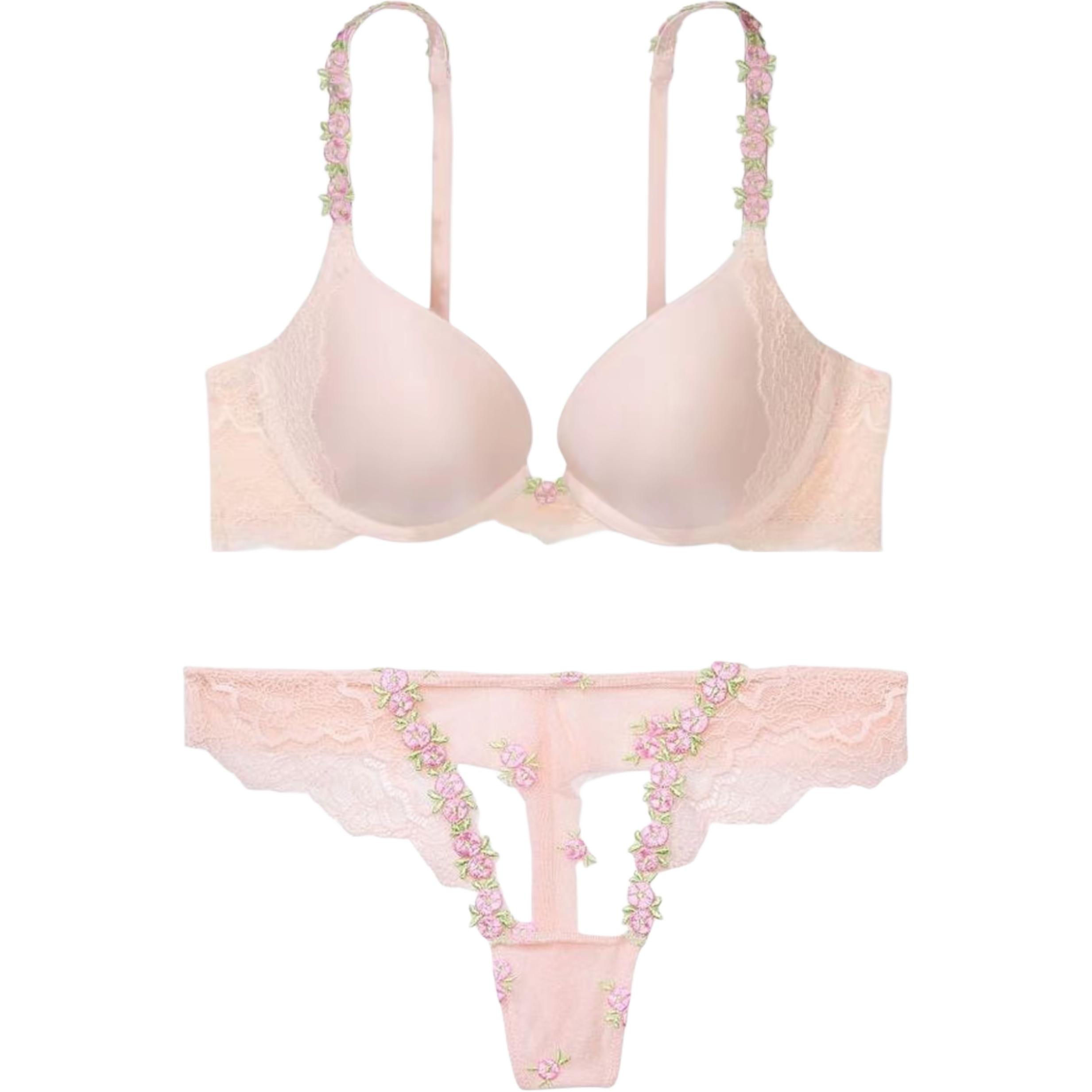 Victoria's Secret Женский комплект нижнего белья розовый
Victoria's Secret Женский комплект нижнего белья розовый