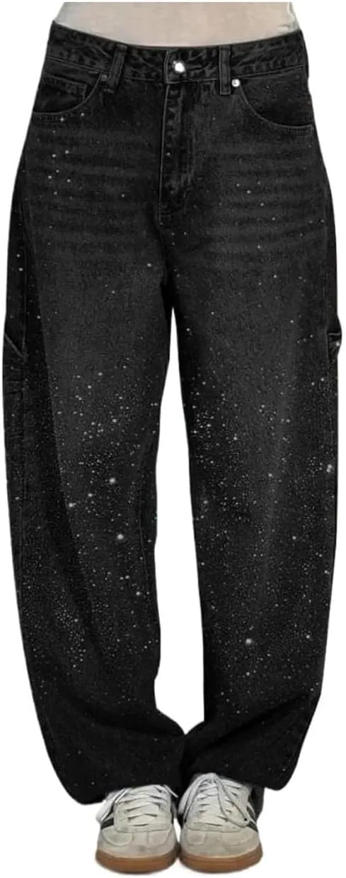 Джинсы женские High Waisted с пайетками Wide Leg
Джинсы женские High Waisted с пайетками Wide Leg