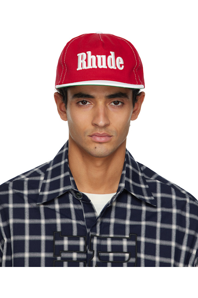 Rhude Кепка с контрастным логотипом «rhude» красно-белого цвета
Rhude Кепка с контрастным логотипом «rhude» красно-белого цвета
