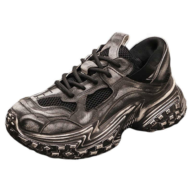 ZUOSAISI Мужские черные массивные кроссовки лоу-топ, цвет Black
ZUOSAISI Мужские черные массивные кроссовки лоу-топ, цвет Black