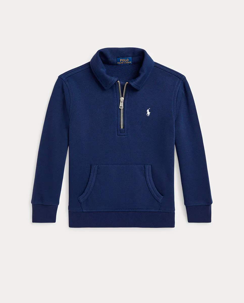 Свитер для мальчиков на короткой молнии и кармане в виде кенгуру Polo Ralph Lauren, тёмно-синий
Свитер для мальчиков на короткой молнии и кармане в виде кенгуру Polo Ralph Lauren, тёмно-синий