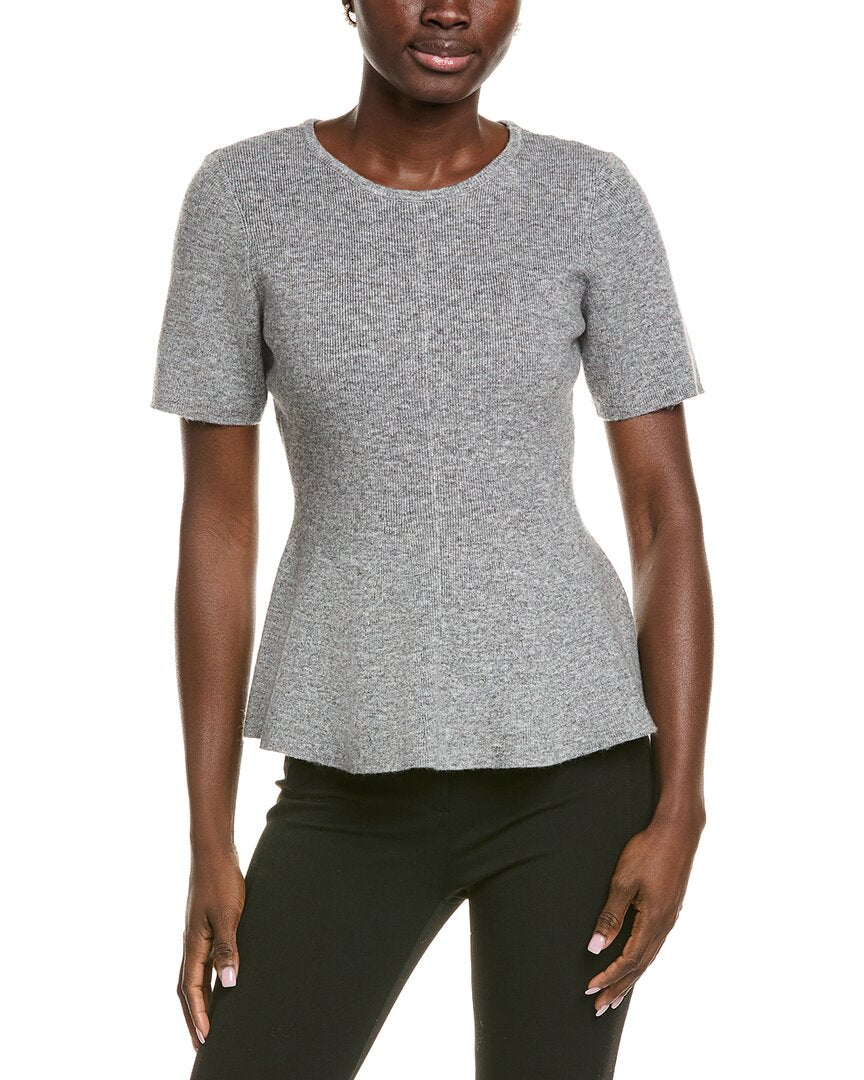 Свитер из шерстяной смеси с баской «Бесконечная роза» Endless rose, серый
Свитер из шерстяной смеси с баской «Бесконечная роза» Endless rose, серый