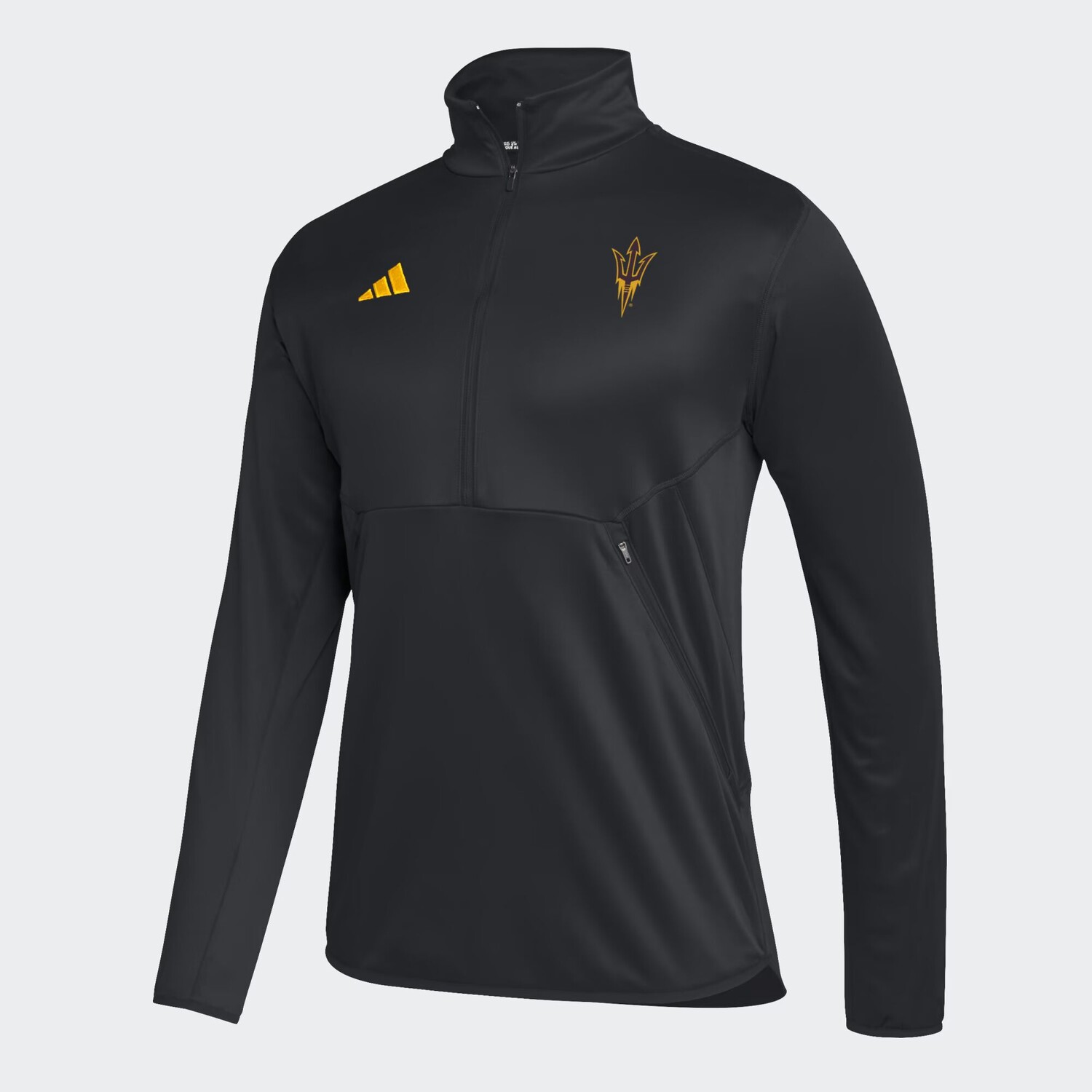 Вязаная куртка ASU с молнией 1/4 сбоку Adidas, цвет Black/Team Colleg Gold/Ncaa-Asu
Вязаная куртка ASU с молнией 1/4 сбоку Adidas, цвет Black/Team Colleg Gold/Ncaa-Asu