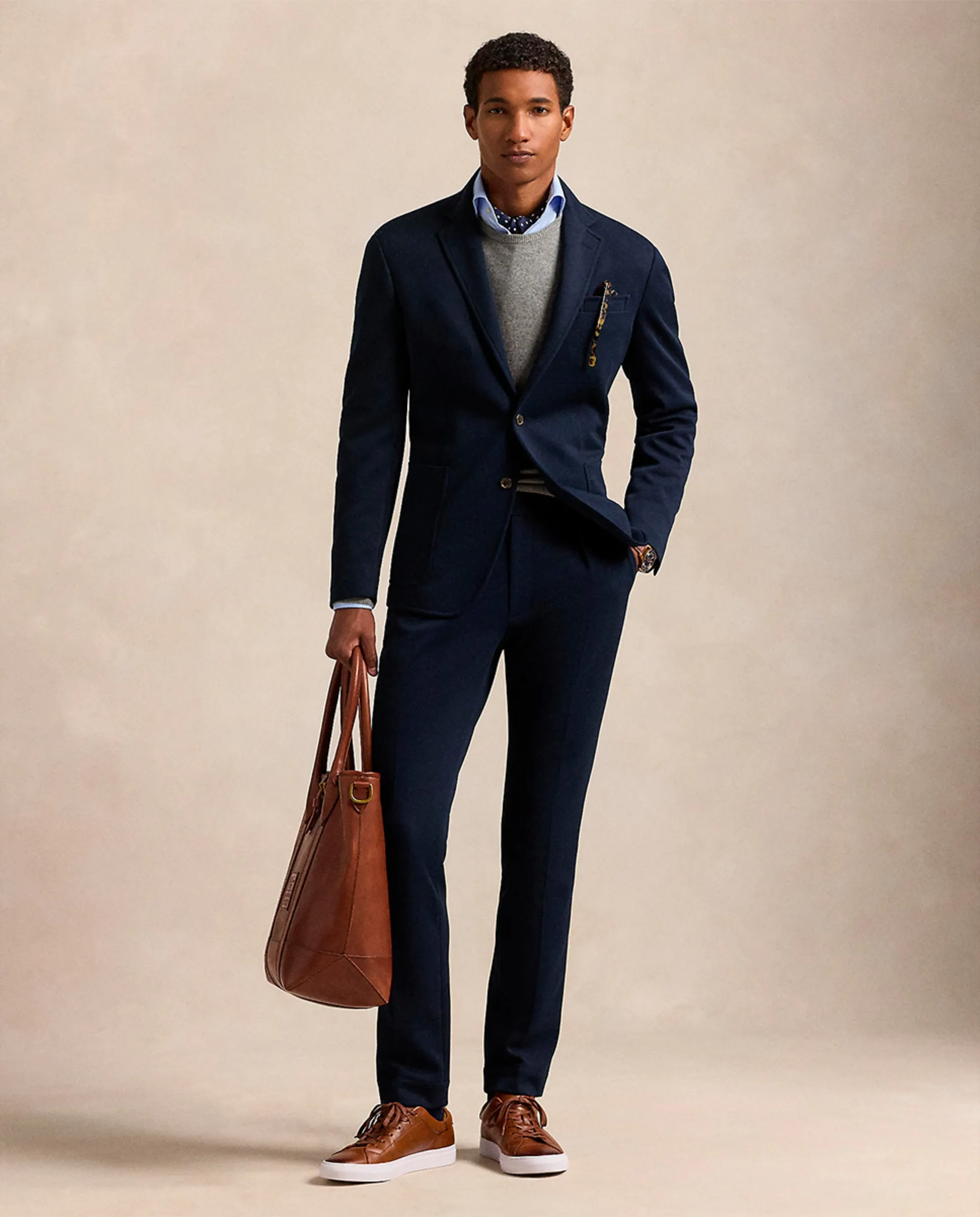 Мужские брюки прямого кроя из двойного трикотажа Polo Ralph Lauren, темно-синий
Мужские брюки прямого кроя из двойного трикотажа Polo Ralph Lauren, темно-синий