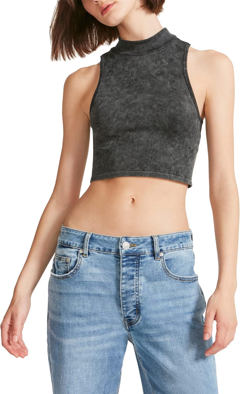 Топ Madden Girl Seamless Rib Mock Neck Tank, черный
Топ Madden Girl Seamless Rib Mock Neck Tank, черный