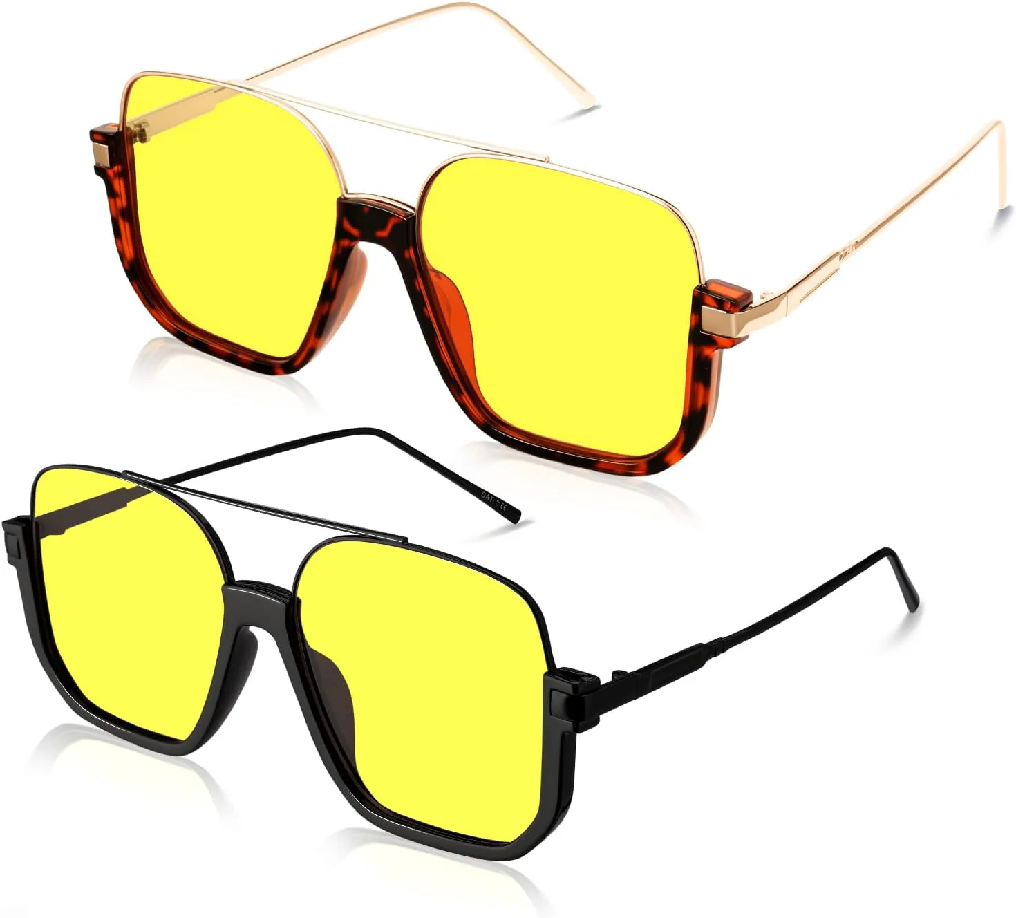 3 ретро-солнцезащитные очки-авиаторы большого размера для женщин и мужчин, квадратные, полуободковые, в стиле 70-х, модные GGSTDDUP, Leopard Yellow, Black Yellow
3 ретро-солнцезащитные очки-авиаторы большого размера для женщин и мужчин, квадратные, полуободковые, в стиле 70-х, модные GGSTDDUP, Leopard Yellow, Black Yellow
