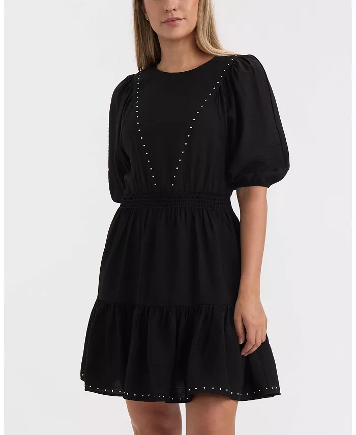 Женское платье с заклепками и жатым узором Ellen Tracy, черный
Женское платье с заклепками и жатым узором Ellen Tracy, черный