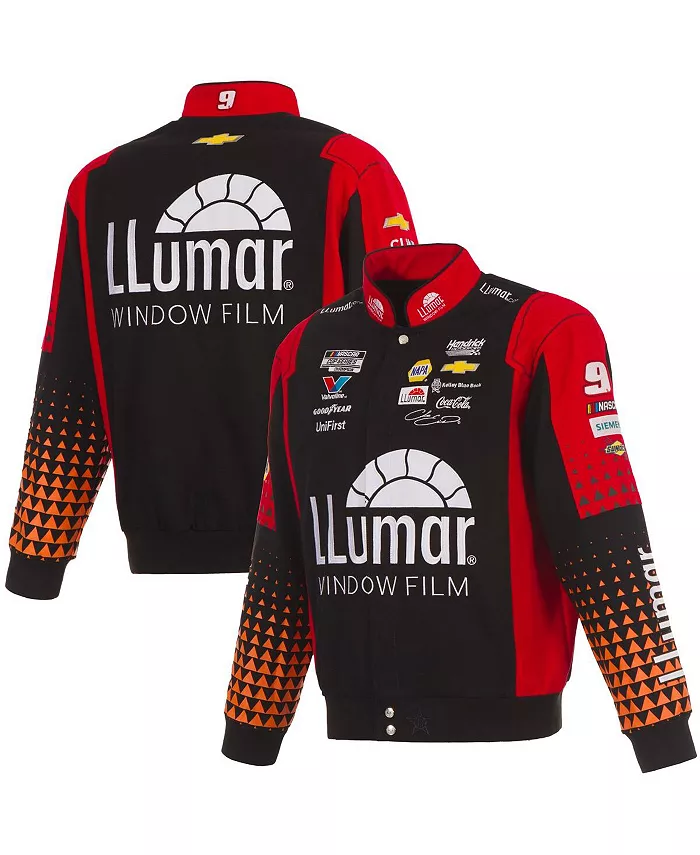 Мужская униформа-куртка Chase Elliott на молнии, черно-красная, из твила JH Design
Мужская униформа-куртка Chase Elliott на молнии, черно-красная, из твила JH Design