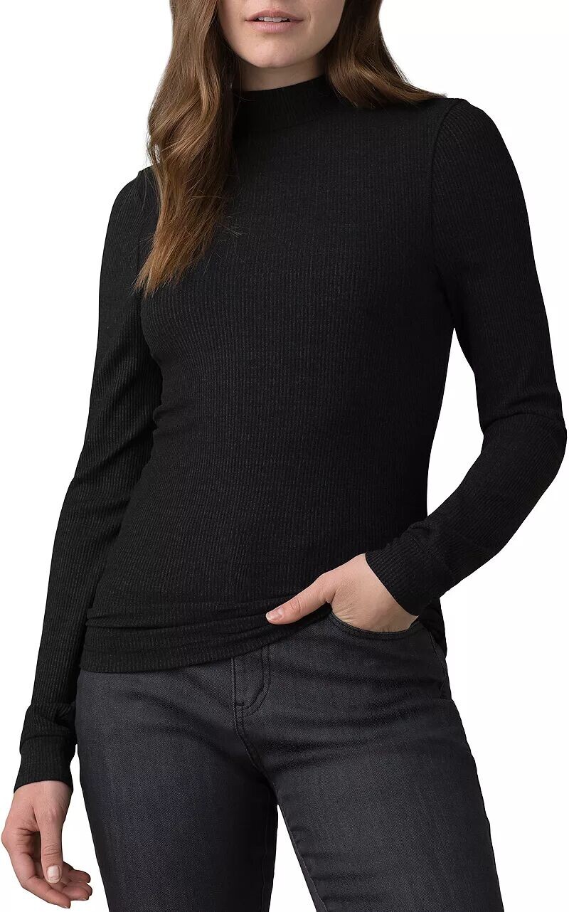 Рубашка с воротником в рубчик Prana Women Foundation, черный 
Рубашка с воротником в рубчик Prana Women Foundation, черный