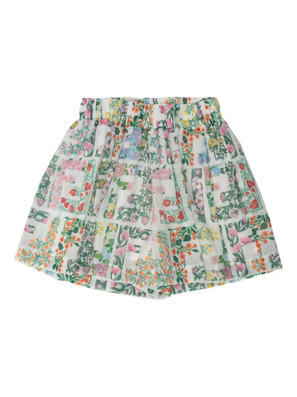 Шорты с эластичным поясом и цветочным принтом FENDI KIDS, зеленый
Шорты с эластичным поясом и цветочным принтом FENDI KIDS, зеленый