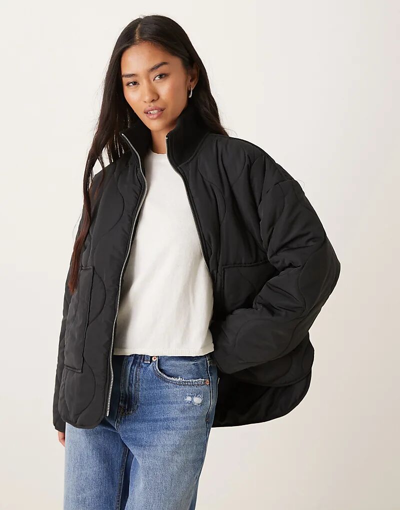Стеганая куртка JJXX Serena с высоким воротом черного цвета
Стеганая куртка JJXX Serena с высоким воротом черного цвета