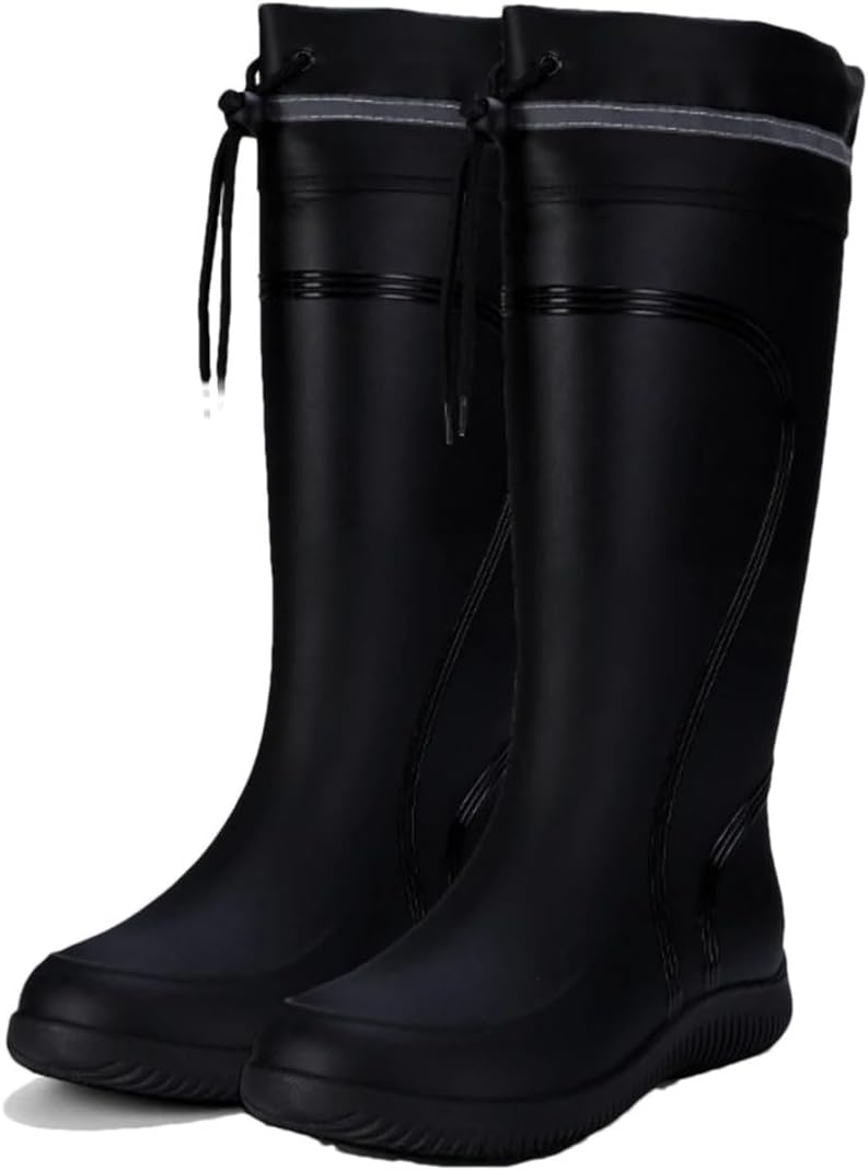 Мужские дождевые сапоги водонепроницаемые с средней голенью, нескользящие сапоги для дождя, уличная водная обувь с мягким резиновым шнурком Generic, черный
Мужские дождевые сапоги водонепроницаемые с средней голенью, нескользящие сапоги для дождя, уличная водная обувь с мягким резиновым шнурком Generic, черный