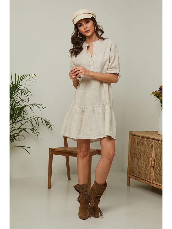 Короткое платье Joséfine Leinen Gabin, бежевый
Короткое платье Joséfine Leinen Gabin, бежевый