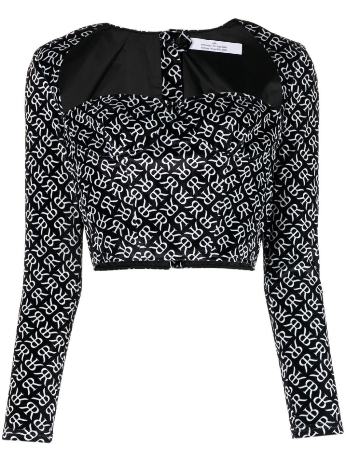 Rokh топ с монограммой, черный
Rokh топ с монограммой, черный