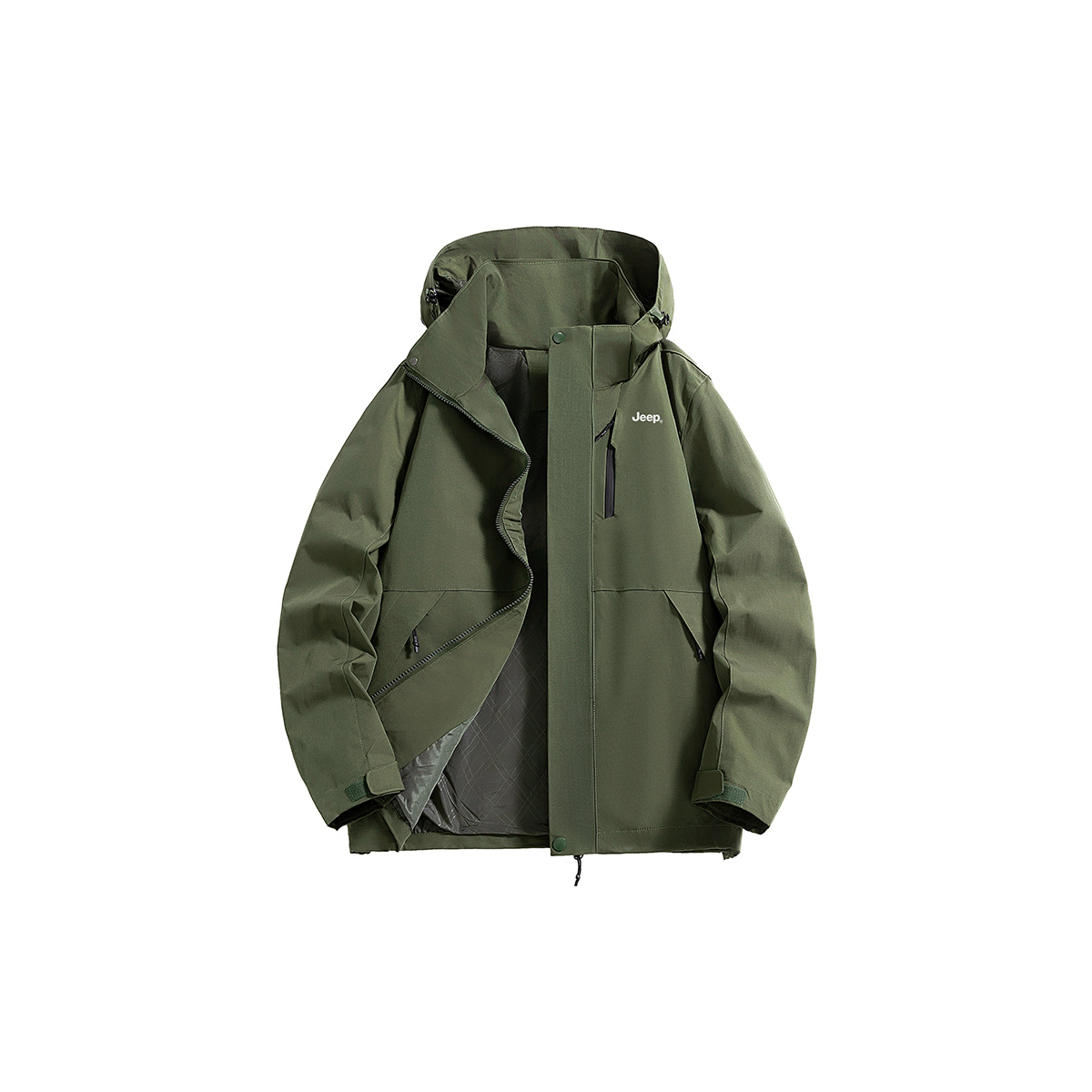 Jeep Куртка из коллекции Leisure Unisex, Army Green Single Windbreaker Jacket
Jeep Куртка из коллекции Leisure Unisex, Army Green Single Windbreaker Jacket