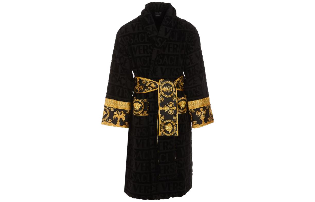Любимый банный халат с поясом в стиле барокко VERSACE, черный
Любимый банный халат с поясом в стиле барокко VERSACE, черный