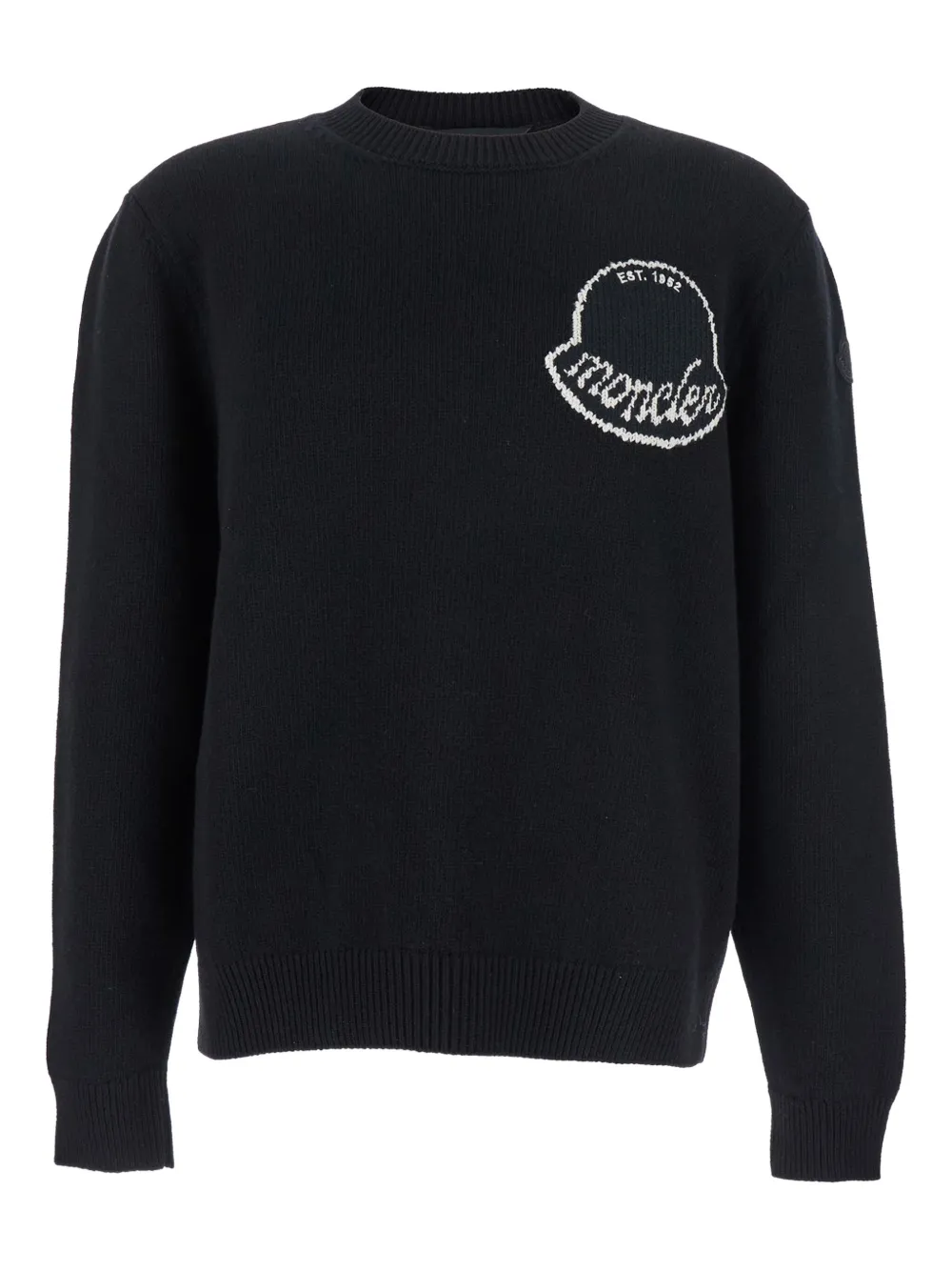 Свитер с круглым вырезом и нашивкой-логотипом MONCLER, черный
Свитер с круглым вырезом и нашивкой-логотипом MONCLER, черный