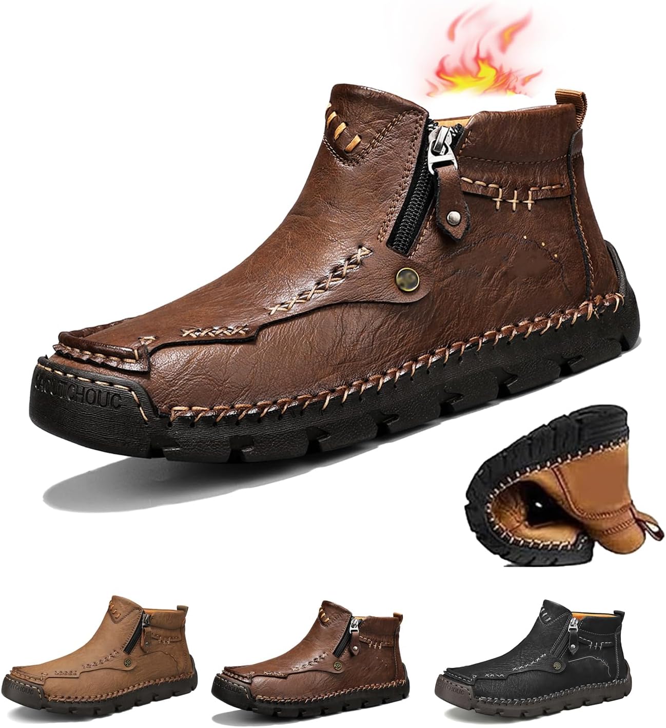 Мужские кожаные ботинки ручной работы, мотоциклетные ботинки из искусственной кожи, мужские повседневные кожаные туфли, широкий носок, водонепроницаемые, противоскользящие Generic, темно-коричневый
Мужские кожаные ботинки ручной работы, мотоциклетные ботинки из искусственной кожи, мужские повседневные кожаные туфли, широкий носок, водонепроницаемые, противоскользящие Generic, темно-коричневый