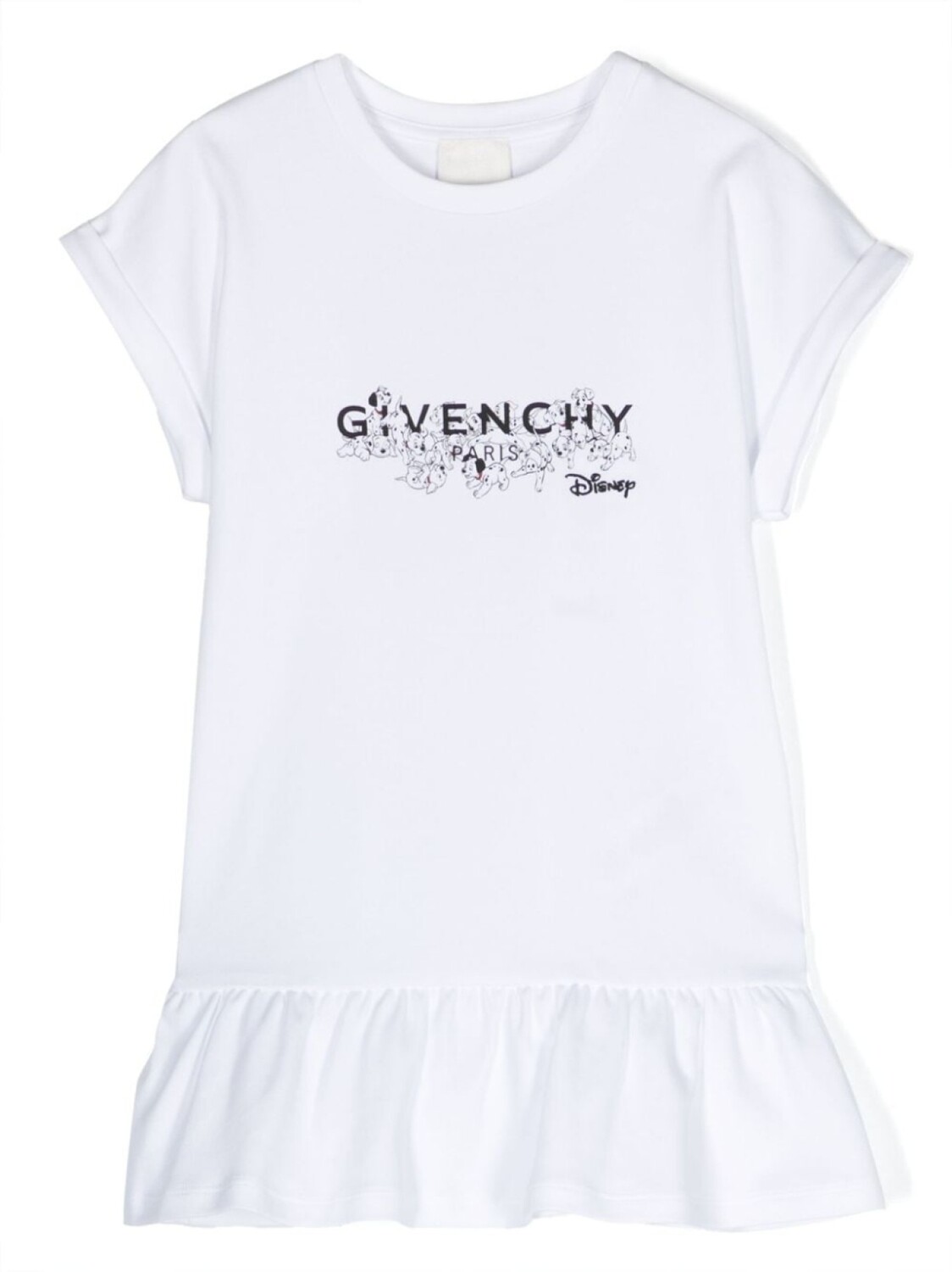 Givenchy Kids платье-футболка с оборками и логотипом, белый
Givenchy Kids платье-футболка с оборками и логотипом, белый