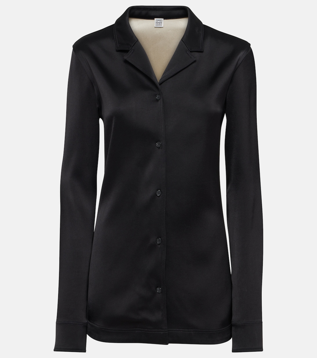 Атласная рубашка Toteme, черный
Атласная рубашка Toteme, черный