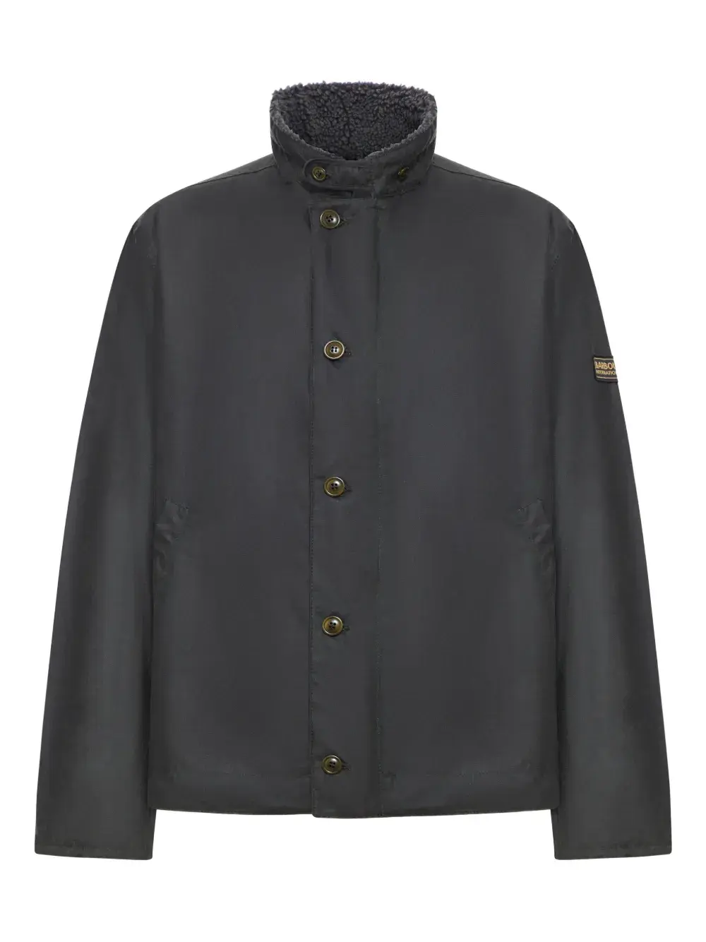 Куртка на хлопковой флисовой подкладке Barbour, серый
Куртка на хлопковой флисовой подкладке Barbour, серый