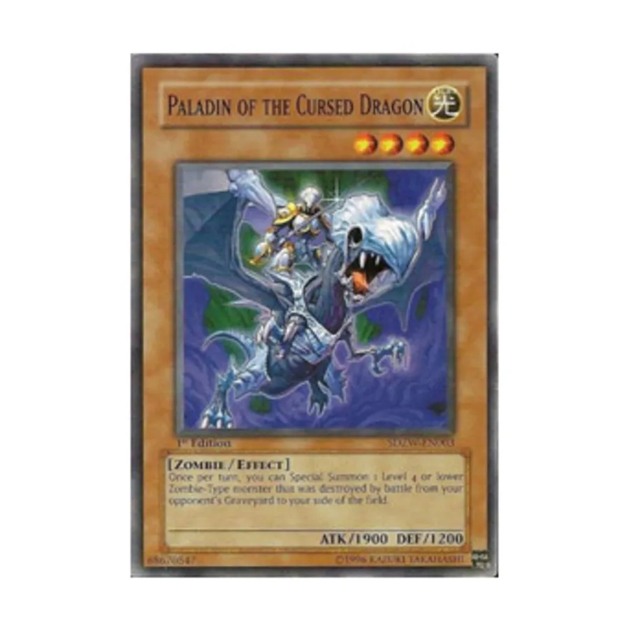 CCG Паладин Проклятого Дракона (Обычный), Yu-Gi-Oh - Structure Deck - Zombie World - Singles
CCG Паладин Проклятого Дракона (Обычный), Yu-Gi-Oh - Structure Deck - Zombie World - Singles