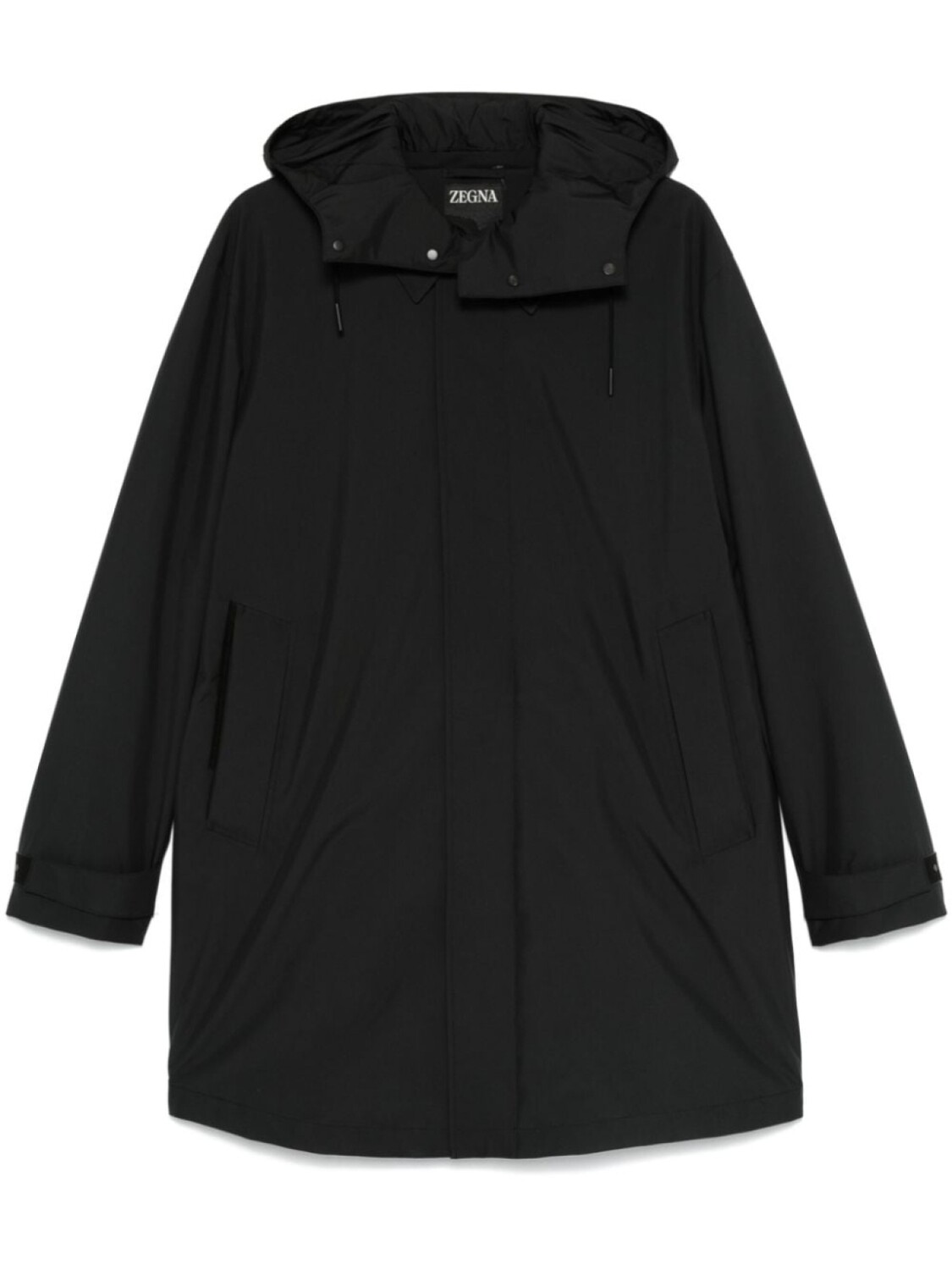 Zegna плащ с капюшоном, черный
Zegna плащ с капюшоном, черный
