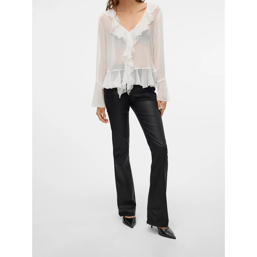 Джинсы Vero Moda Flash Flared Coated, черный
Джинсы Vero Moda Flash Flared Coated, черный