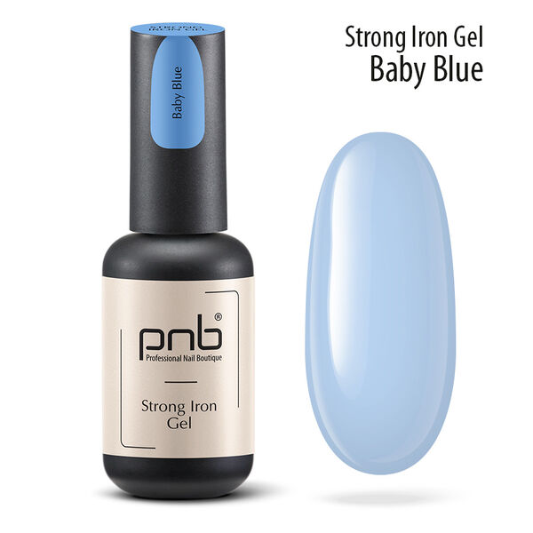 Гель для моделирования ногтей УФ/LED нежно-голубой, 8 мл Pnb Strong iron gel, цвет baby blue
Гель для моделирования ногтей УФ/LED нежно-голубой, 8 мл Pnb Strong iron gel, цвет baby blue