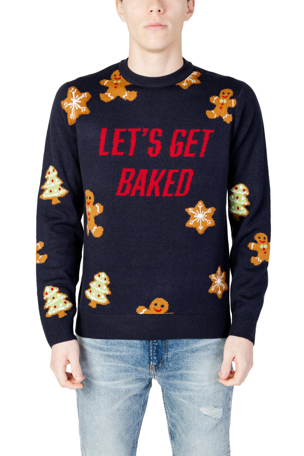 Джемпер Only & Sons с рождественским рисунком, синий
Джемпер Only & Sons с рождественским рисунком, синий