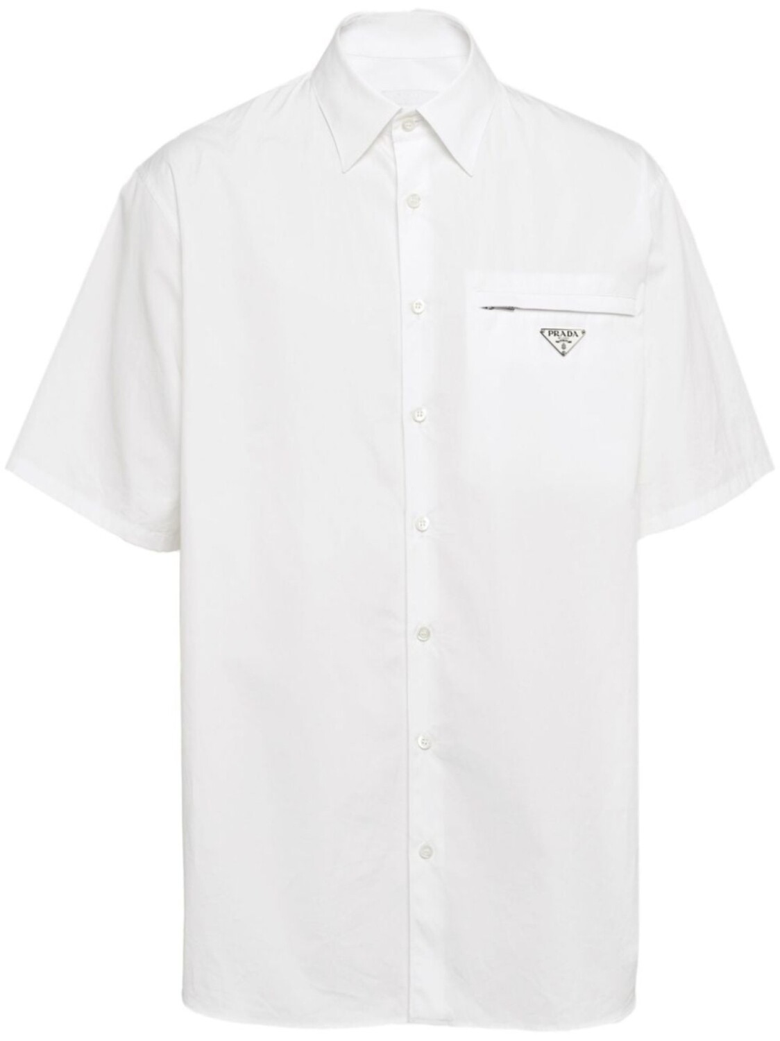 Prada хлопковая рубашка с короткими рукавами и треугольным логотипом, желтый
Prada хлопковая рубашка с короткими рукавами и треугольным логотипом, желтый