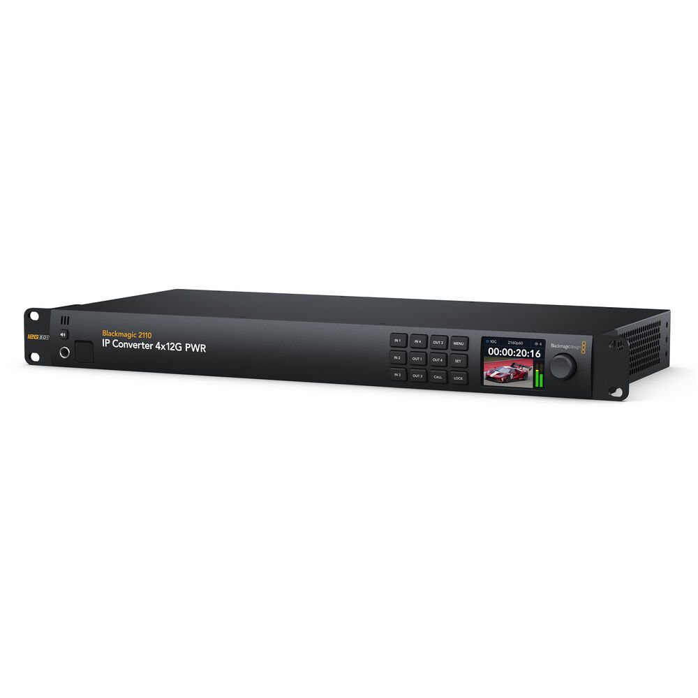 Blackmagic Design 2110 IP Converter 4x12G PWR
Blackmagic Design 2110 IP Converter 4x12G PWR