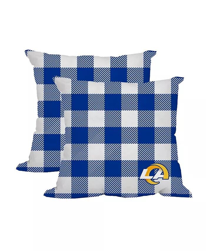 Комплект из 2 подушек в клетку Los Angeles Rams в клетку Buffalo для улицы Logo Brands, синий
Комплект из 2 подушек в клетку Los Angeles Rams в клетку Buffalo для улицы Logo Brands, синий