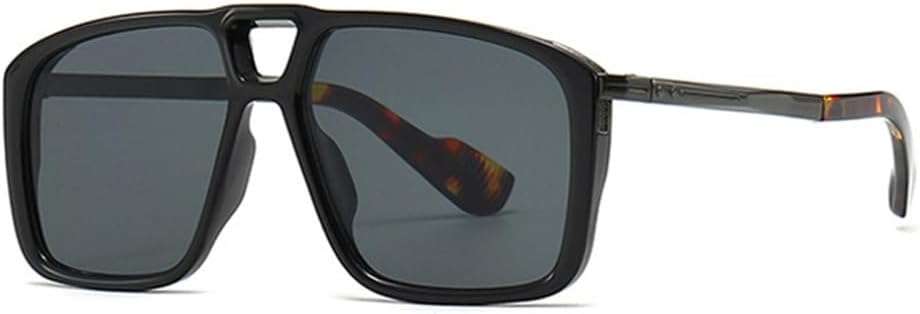 Ретро-солнцезащитные очки с двойной перемычкой для мужчин, защита от УФ-излучения UV400, заклепки, солнцезащитные очки с градиентным переходом для женщин LANGSER, Black Leopard Grey
Ретро-солнцезащитные очки с двойной перемычкой для мужчин, защита от УФ-излучения UV400, заклепки, солнцезащитные очки с градиентным переходом для женщин LANGSER, Black Leopard Grey