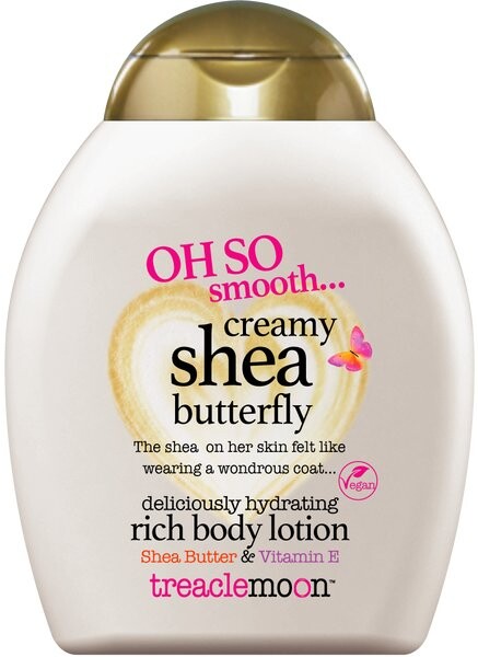 Treaclemoon, Shea Butterfly, насыщенный увлажняющий лосьон для тела, масло ши и витамин Е, 250 мл
Treaclemoon, Shea Butterfly, насыщенный увлажняющий лосьон для тела, масло ши и витамин Е, 250 мл