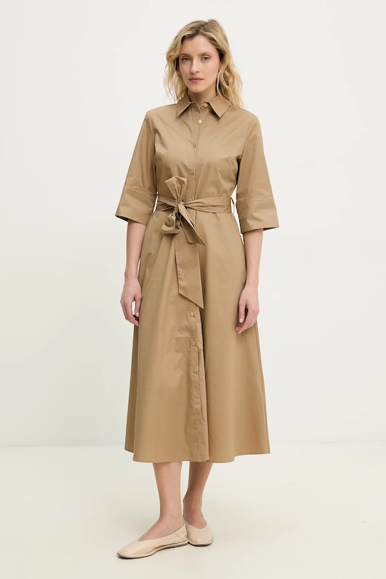 Хлопковое платье Answear.Lab, бежевый
Хлопковое платье Answear.Lab, бежевый