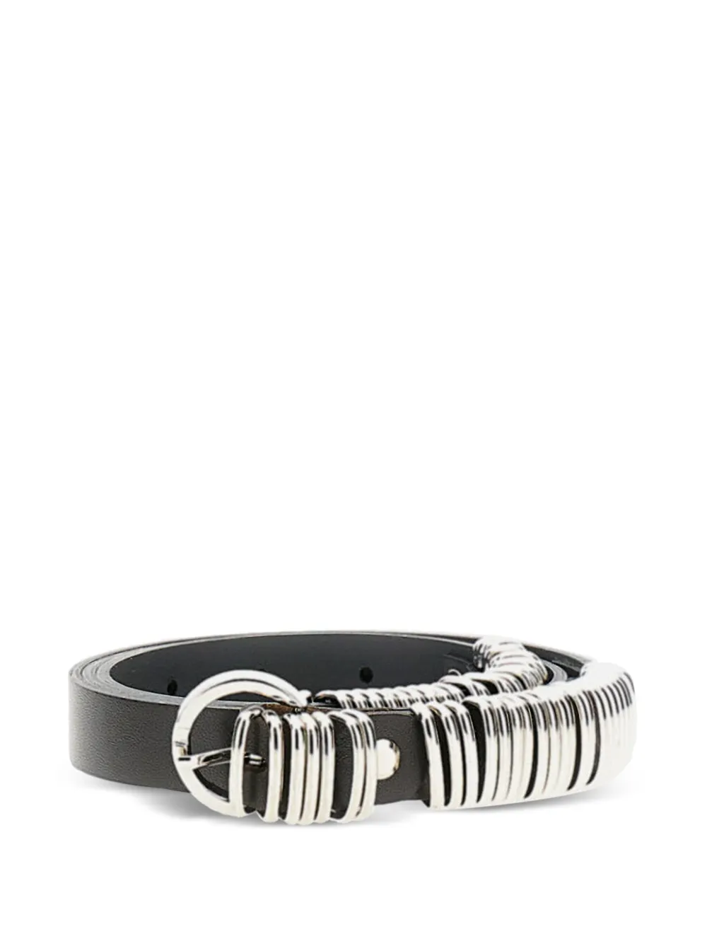 Кожаный ремень с круглыми украшениями Federica Tosi, черный
Кожаный ремень с круглыми украшениями Federica Tosi, черный