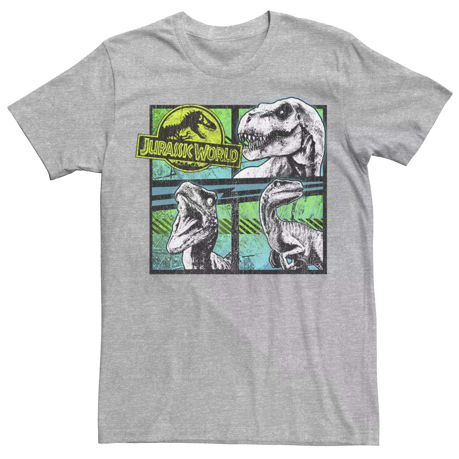 Мужская футболка Jurassic World Dinosaurs Group Of 3 с неоновой графикой Licensed Character
Мужская футболка Jurassic World Dinosaurs Group Of 3 с неоновой графикой Licensed Character