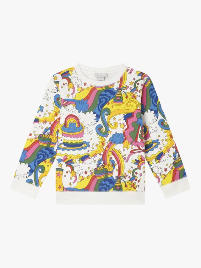 Детский хлопковый флисовый психоделический свитшот Stella McCartney Kids
Детский хлопковый флисовый психоделический свитшот Stella McCartney Kids