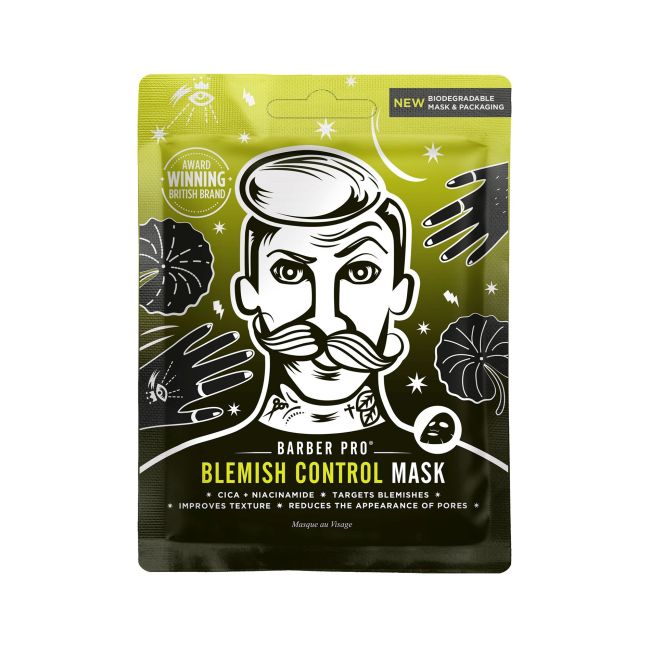Маска для лица для мужчин с контролем несовершенств Barber Pro, 23 мл
Маска для лица для мужчин с контролем несовершенств Barber Pro, 23 мл
