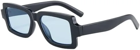 Женские солнцезащитные очки 2027 года, маленькие квадратные, модные, сине-красные, с защитой от УФ-излучения UV400, мужские солнцезащитные очки MTZJH, Black Blue
Женские солнцезащитные очки 2027 года, маленькие квадратные, модные, сине-красные, с защитой от УФ-излучения UV400, мужские солнцезащитные очки MTZJH, Black Blue