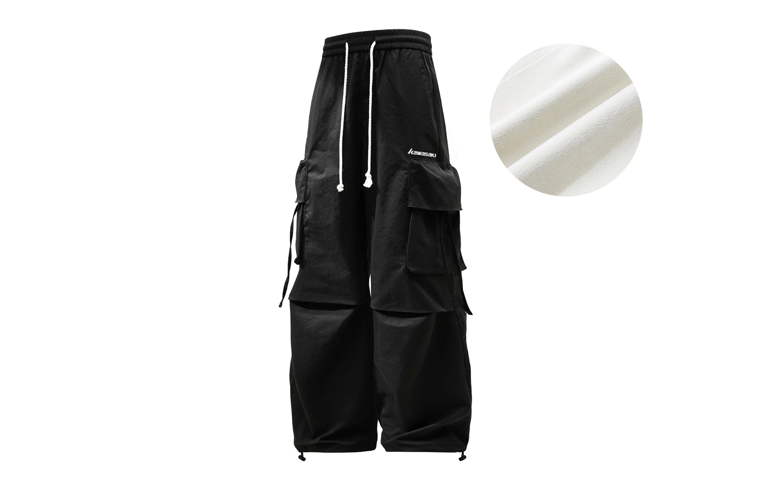 Унисекс Карго Штаны Kawasaki, Матовый Черный (С Флисовой Подкладкой)
Унисекс Карго Штаны Kawasaki, Матовый Черный (С Флисовой Подкладкой)